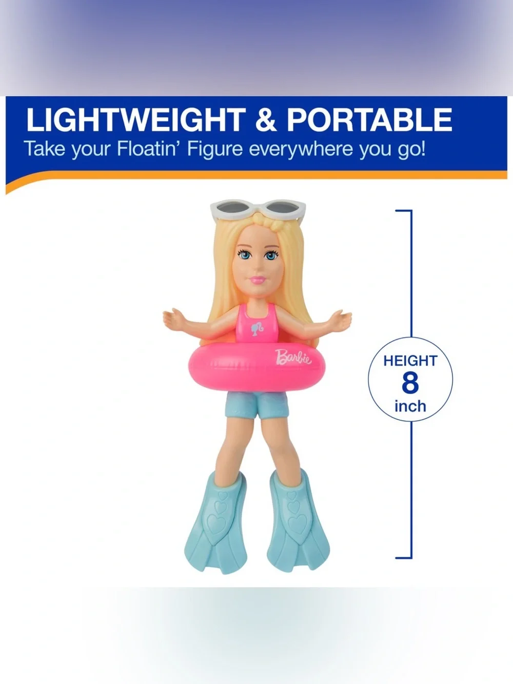 Barbie Swimways Floatin' Figure Floats On Its Own New in Box